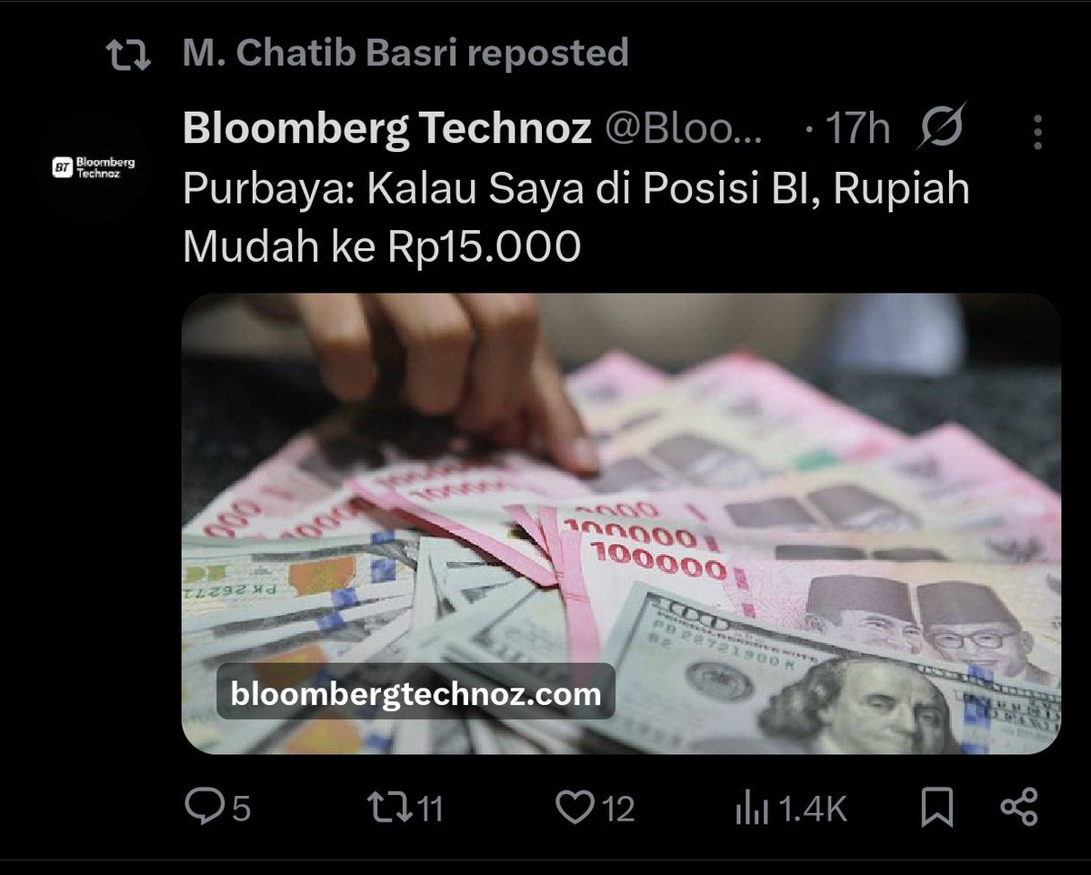 Lagi-lagi sebuah keisengan gerak jempol dari Pak <a href="/ChatibBasri/">M. Chatib Basri</a> 👀