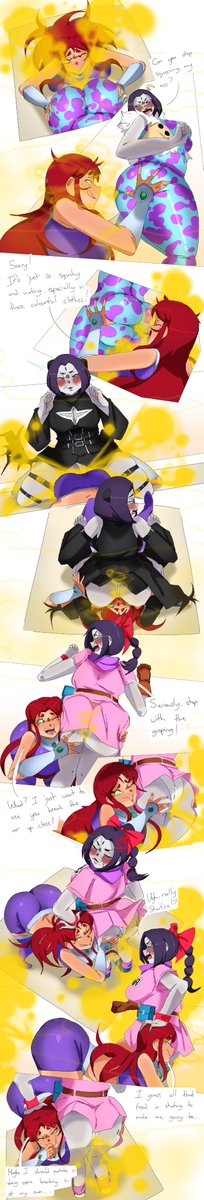 Raven Breaking in Some New Clothes Request (1/2).