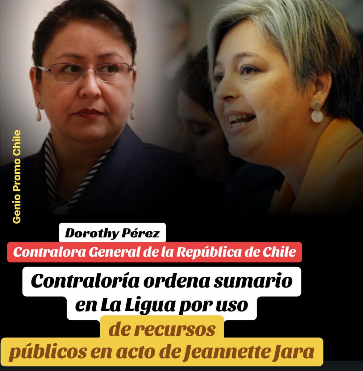 Isabellarulis's tweet image. ✍️ Gracias #DorothyPerez
Tremendo trabajo y gran profesional que es.

Sumario en #LaLigua usaron recursos públicos para actos Jeannettte Jara.
Se llamó Encuentro con Jeannette el día 12 de sept 2025 , en plaza de Armas de La ligua.

A siii con Jarita con su carita de yo no fuí.