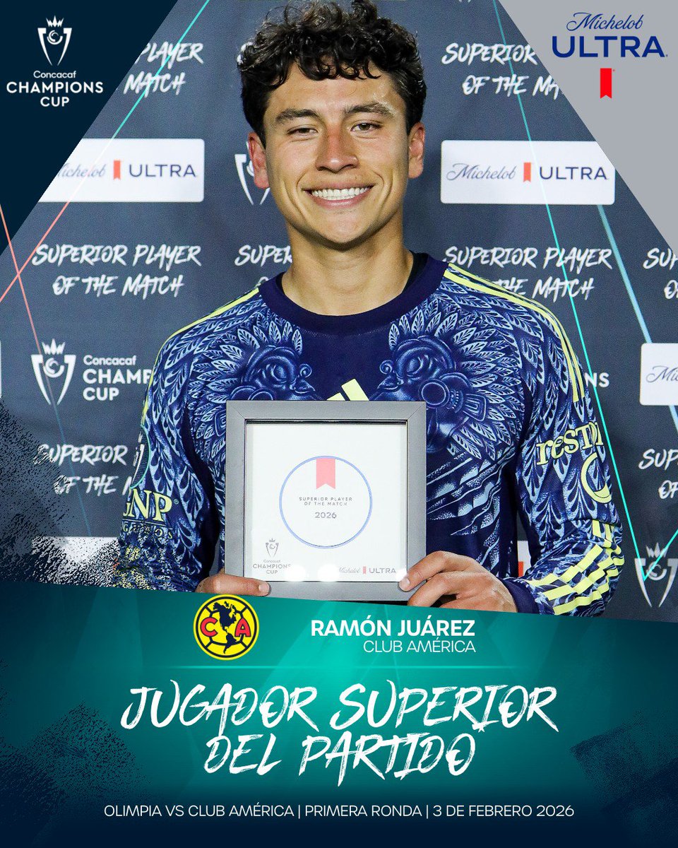 TheChampions's tweet image. Ramón Juárez, el Jugador Superior del Partido ⭐