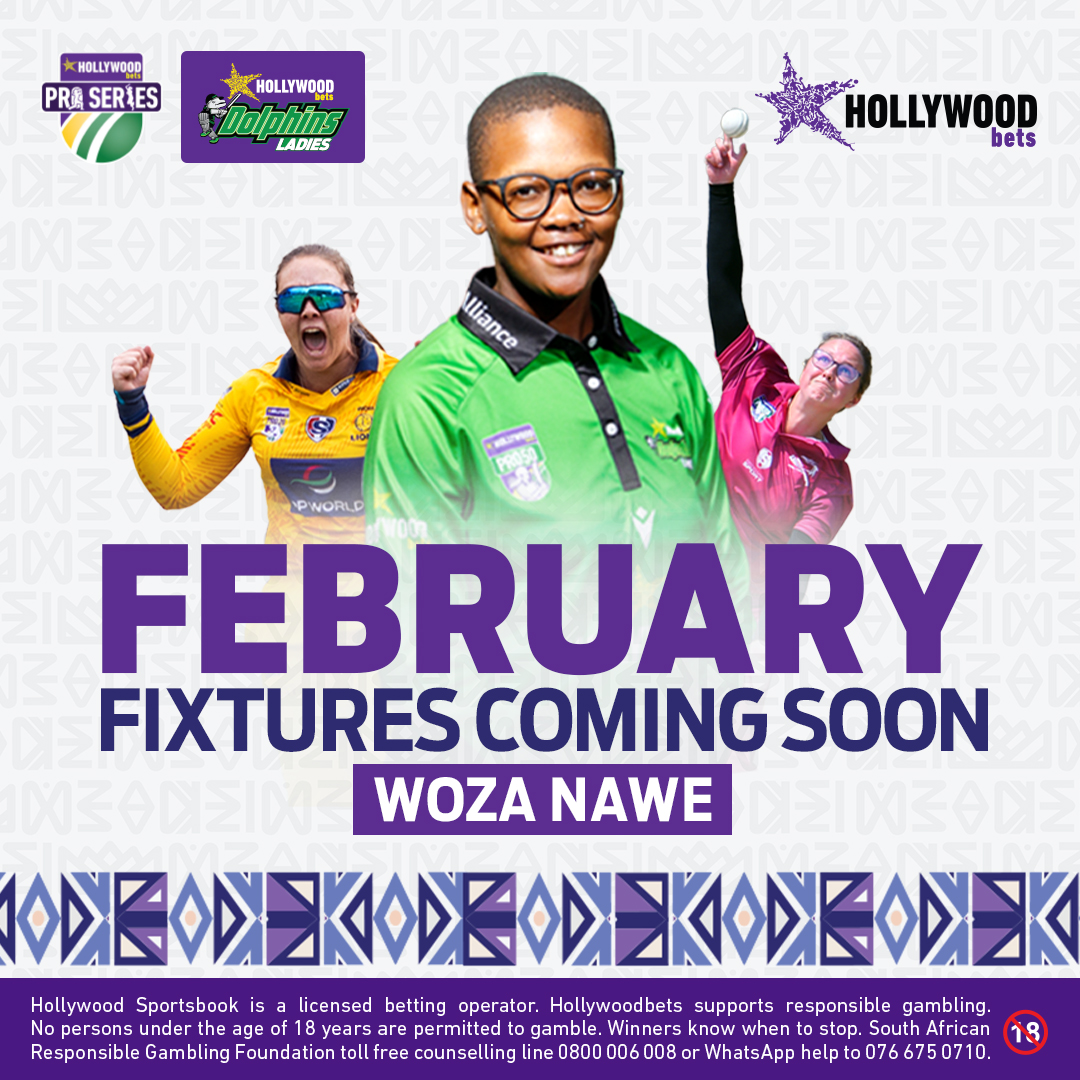 Hollywoodbets's tweet photo. Weβre back! π₯
Season 2 of the Hollywoodbets ProSeries is loading⦠February fixtures coming soon.
Woza Nawe and stay tuned! π
#HWBTWT #HWBProSeries #WozaNawe #ItsOurTime #BeInTheGame https://t.co/IsWWTjHXok