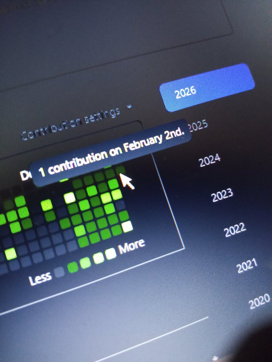 jacey_muna's tweet photo. Day 32-34 of 365 Days of Coding Challenge 👨🏼‍💻 (1st-3rd Feb.)

Never missing a day without a valid reason 😊👨🏼‍💻

Gettin' 1% beta everyday is the goal.

As a junior frontend developer, how often do you code? 😄✨

#Focus2026
#Frontend_Developer
#Software_Engineering
 #JavaScript_Dev https://t.co/qE2PyGX7UB