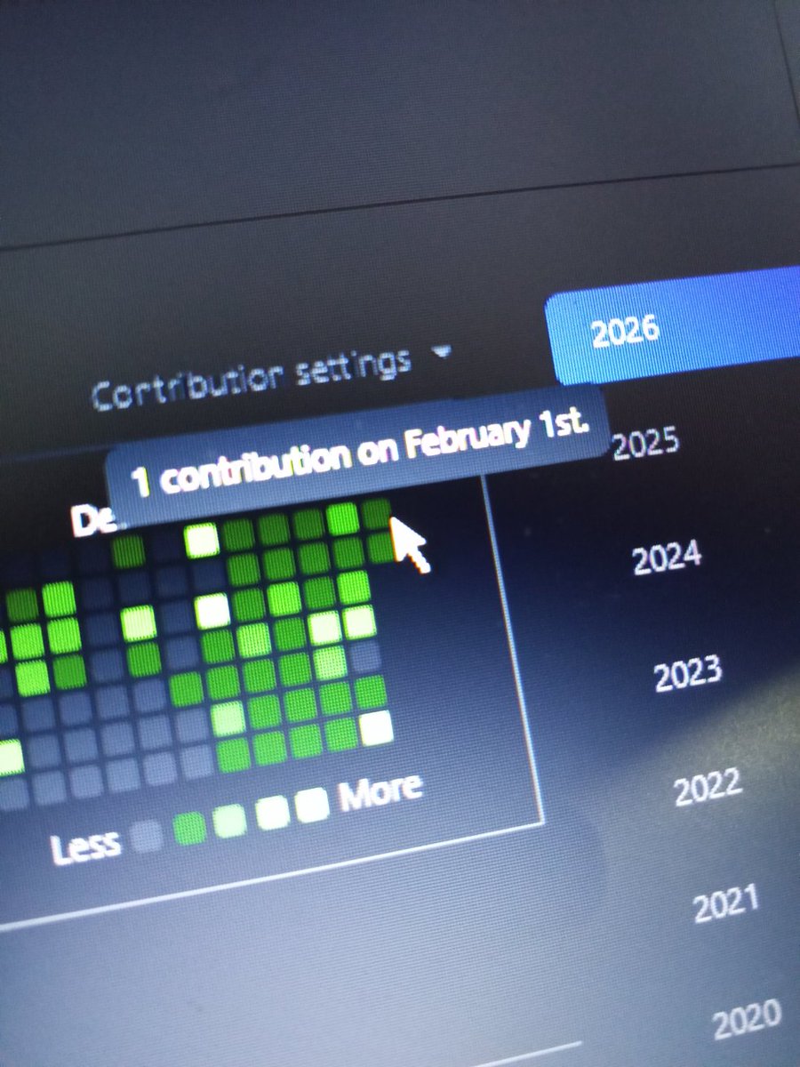 jacey_muna's tweet photo. Day 32-34 of 365 Days of Coding Challenge 👨🏼‍💻 (1st-3rd Feb.)

Never missing a day without a valid reason 😊👨🏼‍💻

Gettin' 1% beta everyday is the goal.

As a junior frontend developer, how often do you code? 😄✨

#Focus2026
#Frontend_Developer
#Software_Engineering
 #JavaScript_Dev https://t.co/qE2PyGX7UB