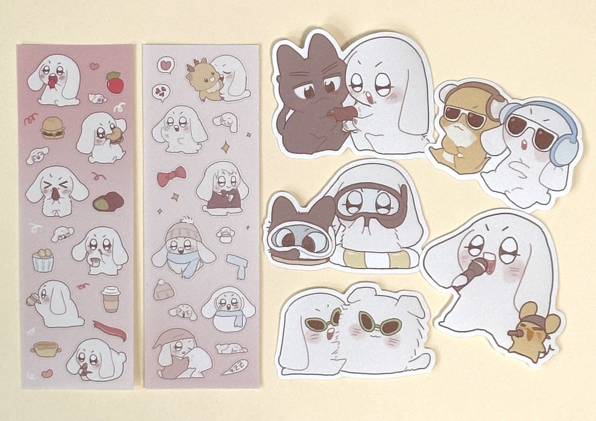 너무너무 귀여운 스티커가 도착했어요 !!! 
Team 토숑이라 더 행복해요 🐰
나눔 감사합니다 🤍🤍