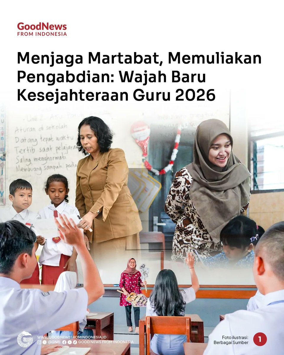 GNFI's tweet photo. Pendidikan bukan sekadar tentang kurikulum atau gedung sekolah, melainkan tentang detak jantung di dalamnya, yaitu para guru. Seringkali mereka bergerak dalam senyap, mendedikasikan waktu dan energi demi masa depan generasi bangsa.

Lebih lengkapnya baca di https://t.co/YTE6sCkl5n