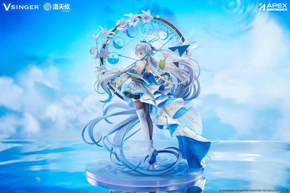 APEX_TOYS's tweet photo. 〓新品公开〓

Vsinger 的虚拟歌手「洛天依」以十二周年造型手办化登场。
【Vsinger 洛天依 十二周年】1/7比例手办即将开启预售！

“永远唱吧，我们的歌。”
#洛天依 #APEXTOYS https://t.co/SiBpsn1V1H