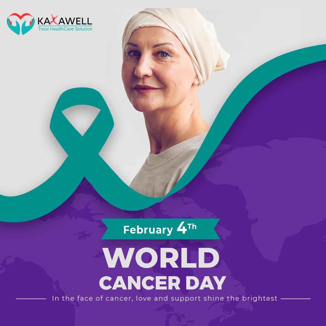 KayaWellHealth's tweet photo. This World Cancer Day, Kayawell stands with patients, survivors, caregivers, and families. Early awareness, timely care, and the right support can make a real difference. Together, let’s choose hope and health. 🎗️

#WorldCancerDay #CancerAwareness #Kayawell #HealthcareWithCare https://t.co/cBis5673av