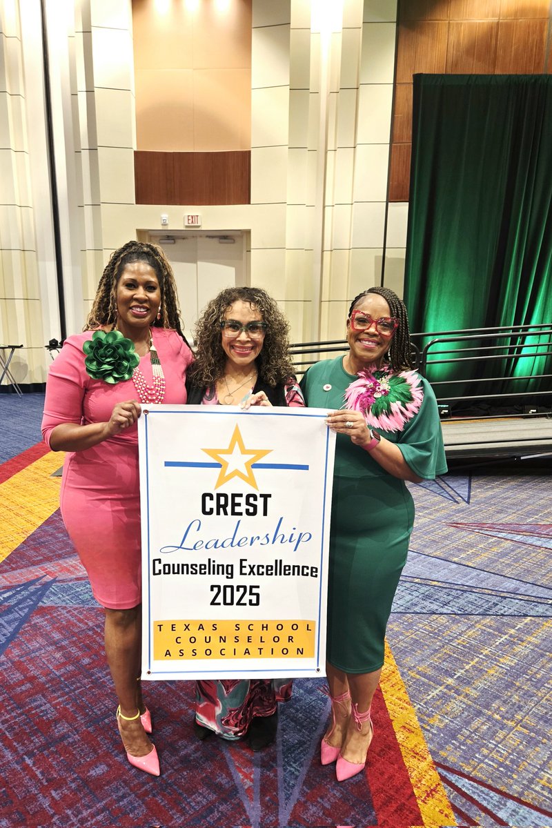 vsspille2's tweet photo. Thank you @AliefISD for supporting my travel to the TCA CREST Awards Ceremony & Conference. I'm
honored to earn my 3rd CREST award & to represent our amazing district & counseling department! #AliefProud #CounselorsForGood #CounselorStrong @AliefCounseling @HicksTigers #NSCW26 https://t.co/yk67u5s6OH