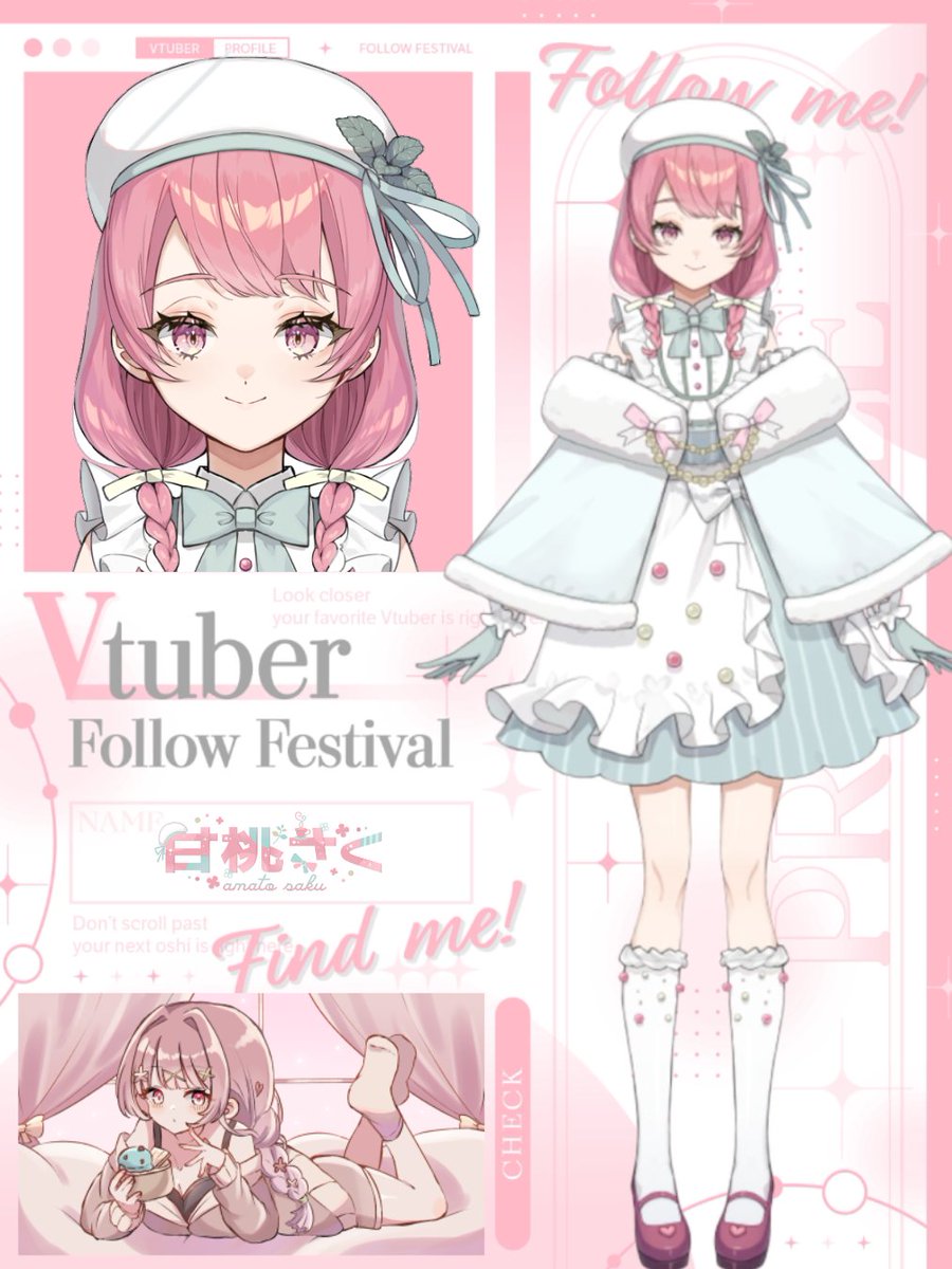 甘桃さく🧁🍑 新人VTuber tweet media