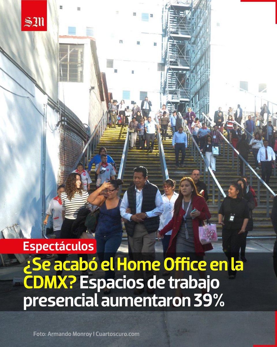 💼🏬 La #CDMX comienza a recuperar espacios de #trabajo de manera presencial. 

📈💼 Las compañías rentaron más oficinas de las que desocuparon, el saldo es positivo con 247 mil metros cuadrados ocupados.
solde.mx/4bwpfWd

📷 Armando Monroy I Cuartoscuro.com