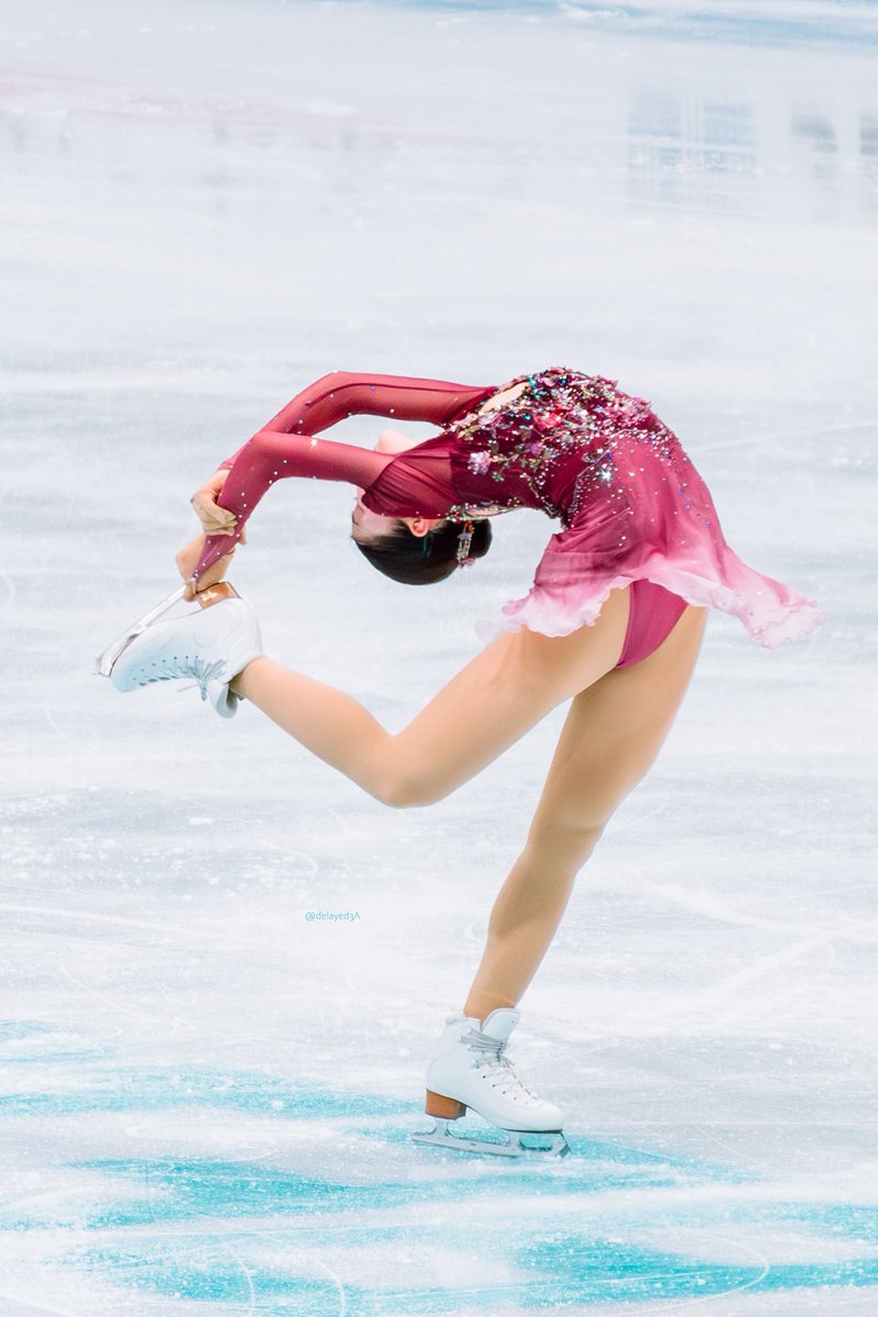 delayed3A's tweet photo. the most beautiful layback spin ever
#MoneChiba #4ContsFigure #ๅ่็พ้ณ https://t.co/pXIoBTLfHO