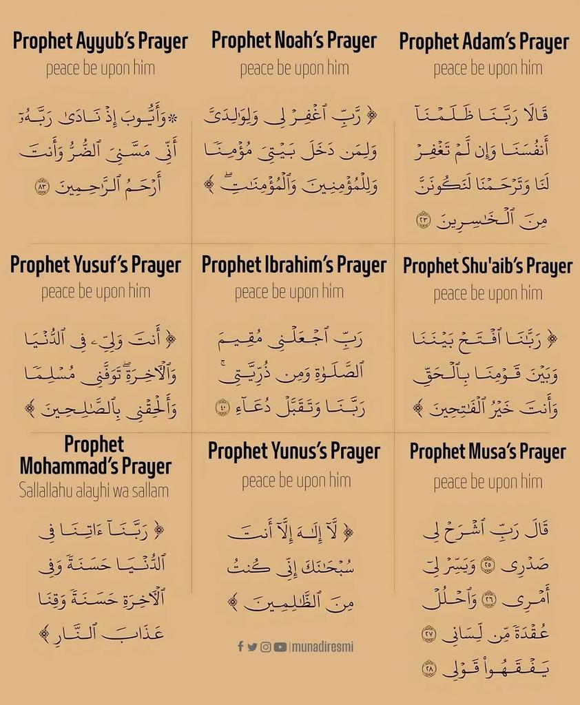 salahudeen33's tweet photo. Du'as of the Prophets in Islam.....

THREAD https://t.co/De4rsRUqm4