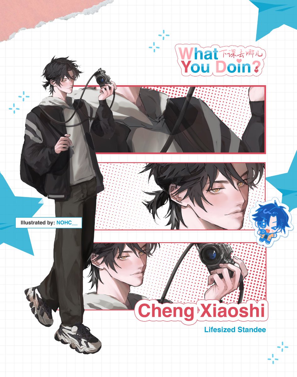 foolslounge's tweet photo. We know you're all excited for this Sunday, so let's amp it up by revealing one of our five life-sized standees for the event! ✨🩷

Choncita (@nohc__) sure drew Cheng Xiaoshi soooo good! Don't you want to join the Photography Club now that you've seen him? 🤔🩵

Walk-ins are welcome on D-Day so come and pull your friends to What You Doin? A Link Click Cupsleeve Event!

#LinkClick #shiguangdailiren #LinkClickCSE #SGDLRCSE