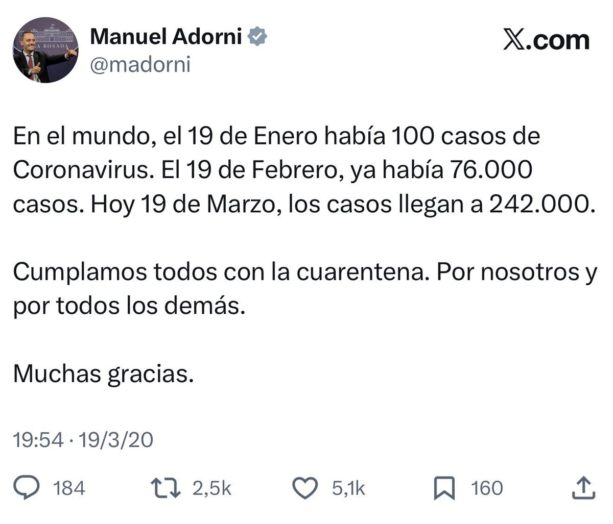 Alberto Fernández tweet media