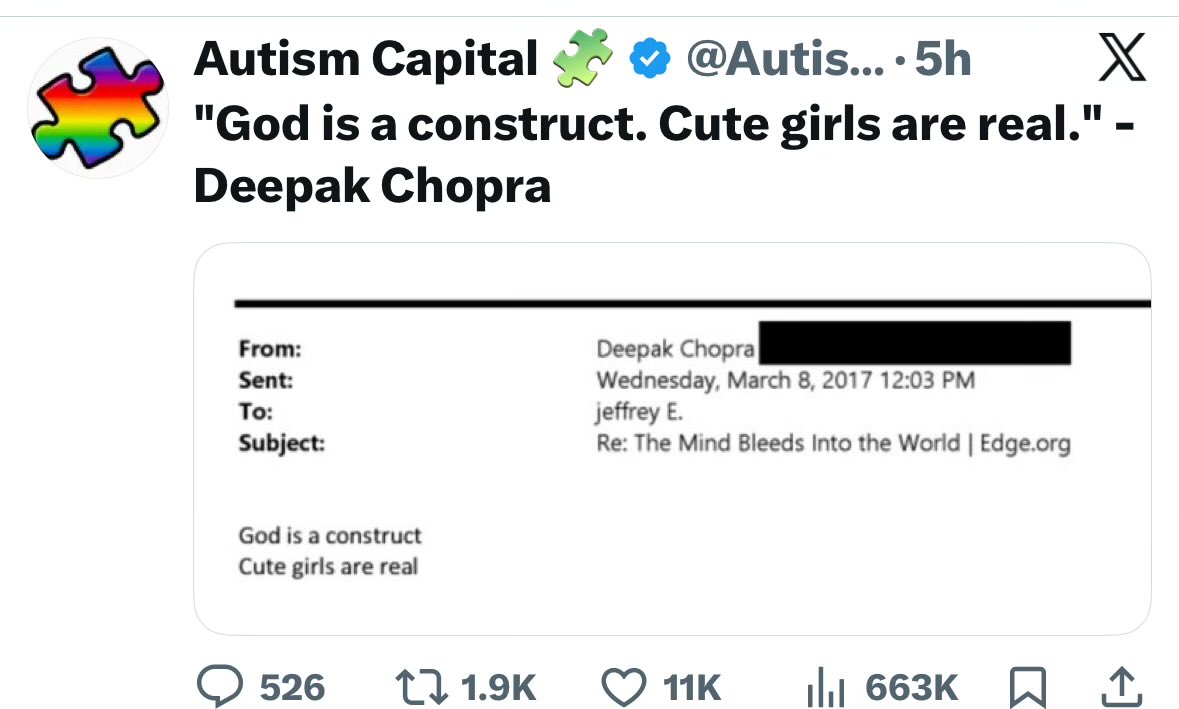 Hindu Deepak Chopra - Cute girls are real