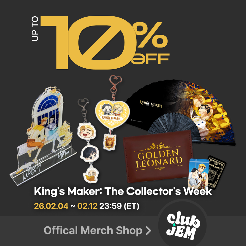 Club_JEM's tweet photo. ✨ New in Club JEM✨
👑 King's Maker Week is ON!
Celebrate the new signed standee with 10% off your faves. (*Exclusions apply)
➡️https://t.co/7xdob6D3bo
#Tappytoon #KingsMaker https://t.co/mLMKV5skxB