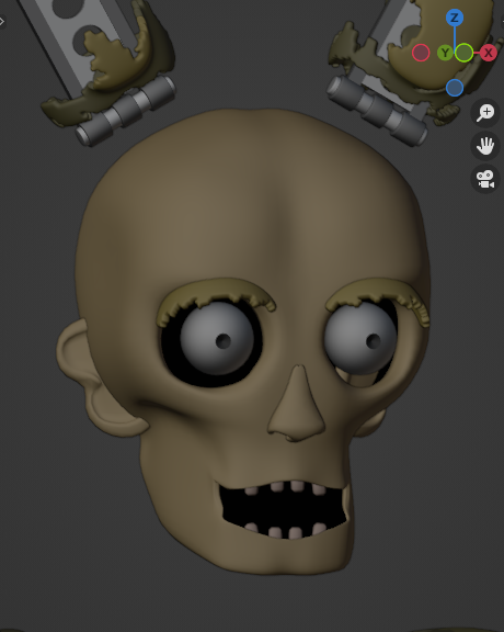 Well, I want to see your opinions again, but this time about the corpse's head.