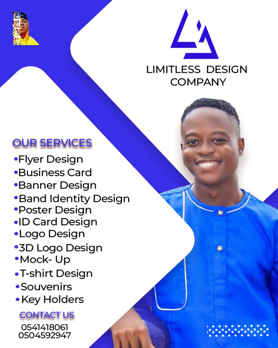 LimitlesDesign_'s tweet photo. 🚨 We’re OPEN for New Clients! 🚨
At Limitless Design, we bring fresh minds and bold ideas to life. 🎨💡
From Design to Print, Branding, and Digital Marketing — we’ve got your business covered.
Ready to level up your brand? 📈
📞 Call: 0541418061 / 0504592947 https://t.co/kyTSH69x3w