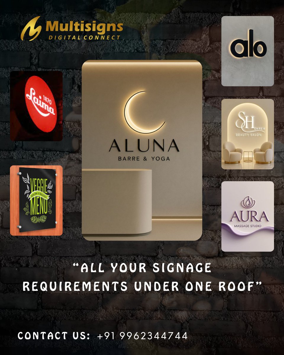 Multisigns_dc's tweet photo. ✨Your signboard is not just a board; it’s your brand identity

Contact us:  +91 95003 30600

#MultiSignsDigitalConnect #Multisigns #Chennai #SignBoardServices #PremiumSignBoards #SignBoard #LEDSignBoard #AcrylicSignage #3DLetterSignage #GlowSignBoard #BrandingSolutions https://t.co/1Dp800vHYU