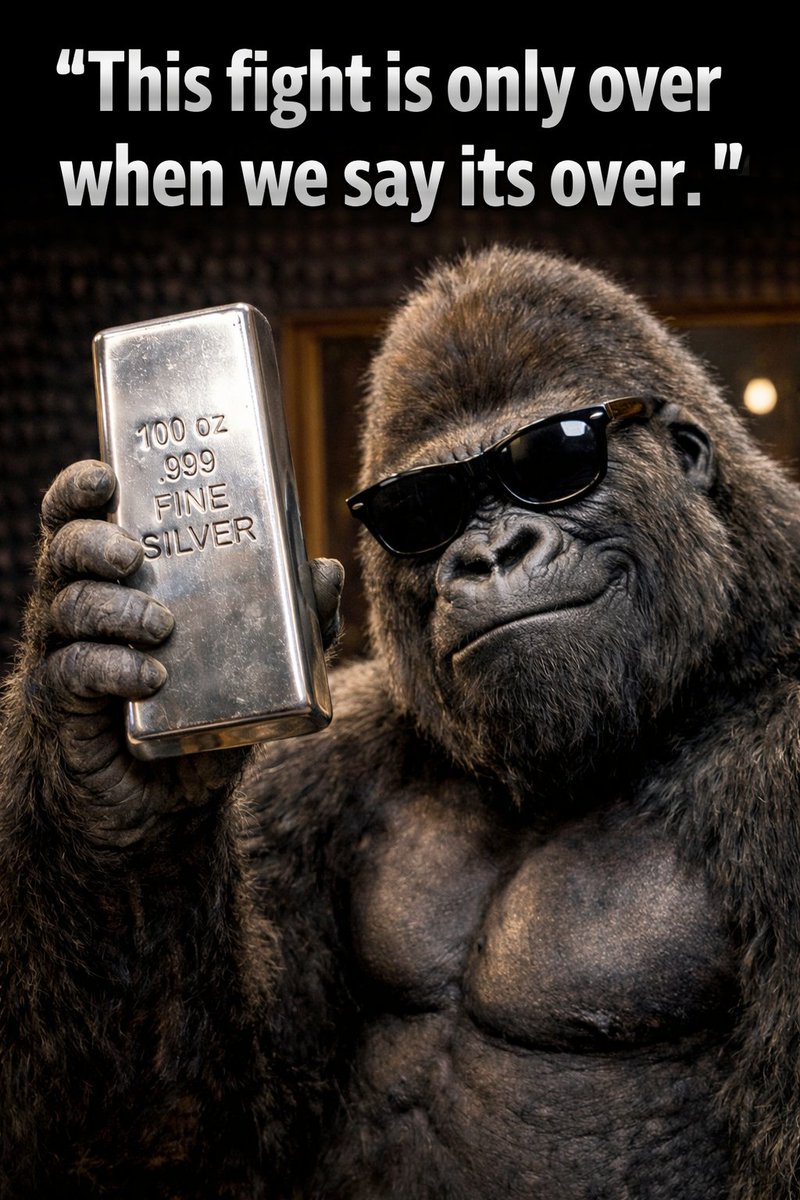 WallStreetSilv's tweet image. We hold the metal. You already lost. Quad Digits Now.