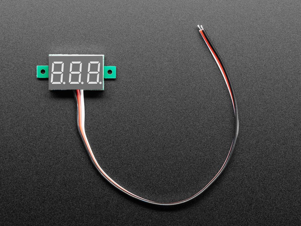 kinotronics's tweet photo. Adafruit Mini 3-wire Volt Meter (0 - 99.9VDC)
$7.95 each

For when you get tired of holding your multimeter probes. https://t.co/vd8hYFsy44