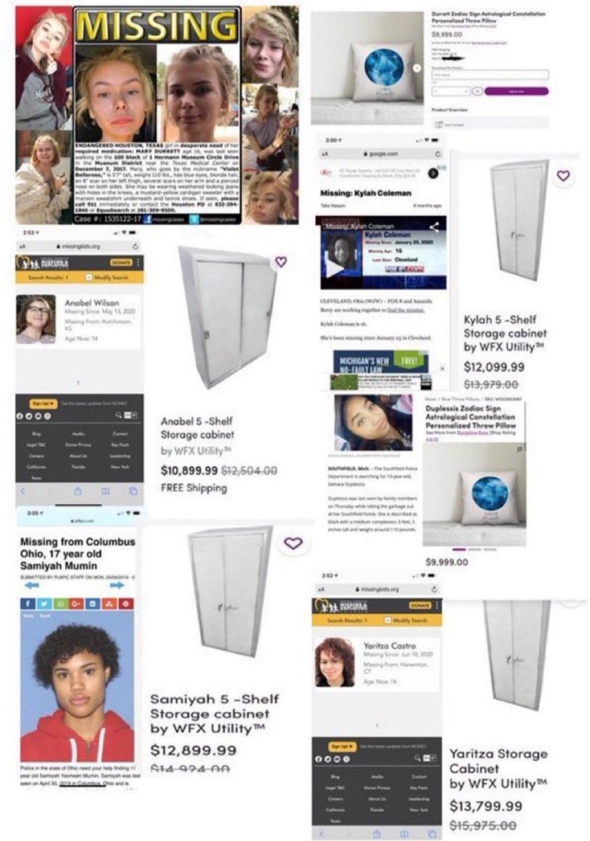 thechonkygod's tweet image. เชรี่ย แปลกมาก มีใบเสร็จซื้อเฟอร์นิเจอร์จาก Wayfair 8,000+ $ใน #EpsteinFiles 

แล้วคือราคาตู้ธรรมดาแต่แพงมาก 10,000+ $  แล้วทำไมชื่อสินค้าดันตรงกับชื่อเด็กที่หายตัวไป
Anabel
Samiyah
Kylah
Duplesis
Yaritza

ปกติตู้มันหลัก 100+$ เอง
☠️💀🤫