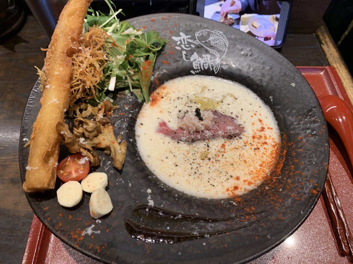 恋し鯛
紅ズワイ蟹クワトロチーズ