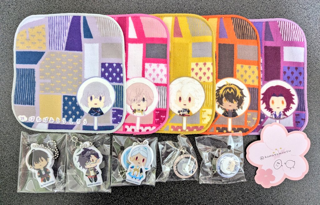 komatomousu's tweet photo. 【譲渡】刀剣乱舞 御伴散歩 ぽちくじ

譲
☆加州
★(陸奥守 一期 三日月)
◯(大倶利伽羅 火車切)
明石 骨喰 亀甲 小狐丸 古今 人間無骨 蜻蛉切 巴形

求
定価+送料

☆→山姥切と交換のみ
★→無印3点(定価)
◯→無印同数

くじ券同封なし https://t.co/m1BwRxMZjV
