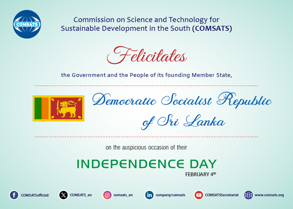 COMSATS Secretariat tweet media