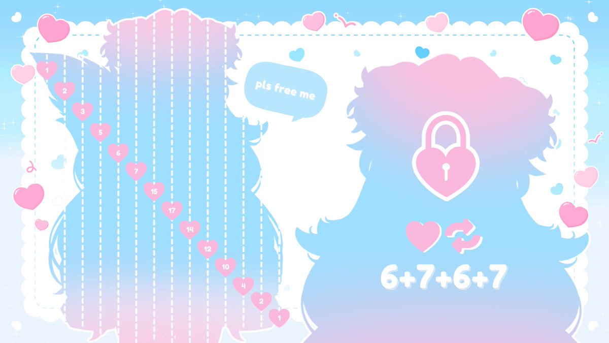 to reveal da dawg... 🐶 you must...☝️ donate your likes 💙and attention👀!!! heh 

💕Model Art/Rig: <a href="/pinkmoonyune/">𝙔𝙐𝙉𝙀 🩷🌙🪽//</a> 
💕Design: Me
💕Graphic: OKUMONO (edited by me :3)

#Vtuber | #VTuberUprising | #ModelReveal