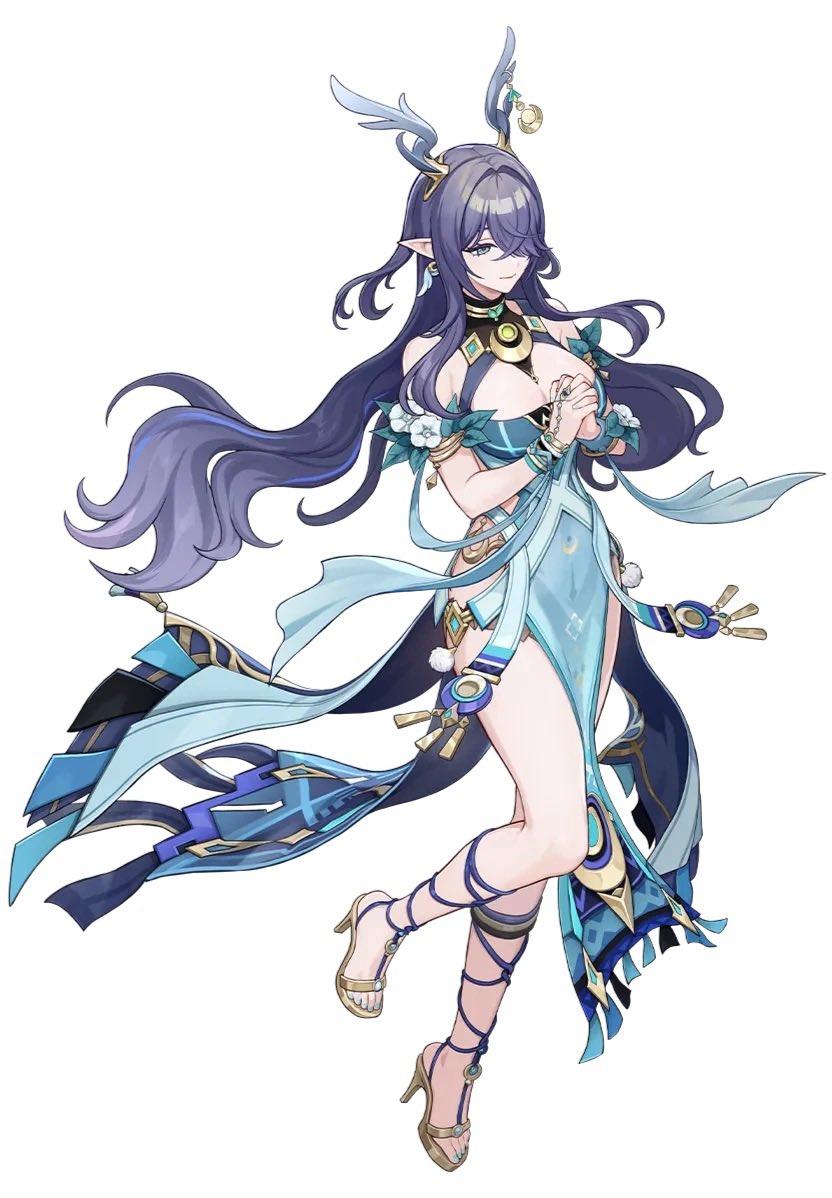 finalrinaz's tweet image. I am going as Lauma for one of the anime expo days i cant wait for everyone to see it in person shes so beautiful but so is Shenhe 😛!