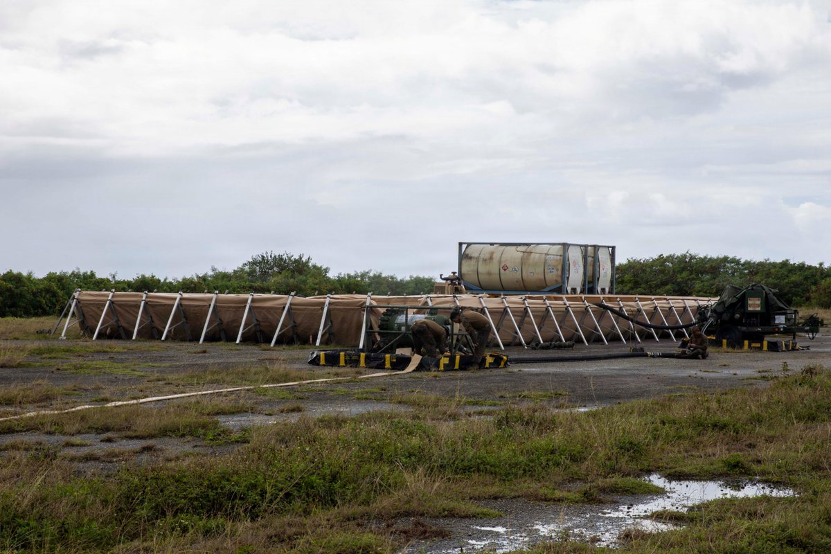 1stMAW_Marines's tweet image. Tinian relocation operations

U.S. #Marines with Marine Wing Support Squadron 171 established a forward arming and refueling point during Aviation Training Relocation program at #Tinian, Northern Mariana Islands, Jan. 16, 2026.

📸 Lance Cpl. David Getz