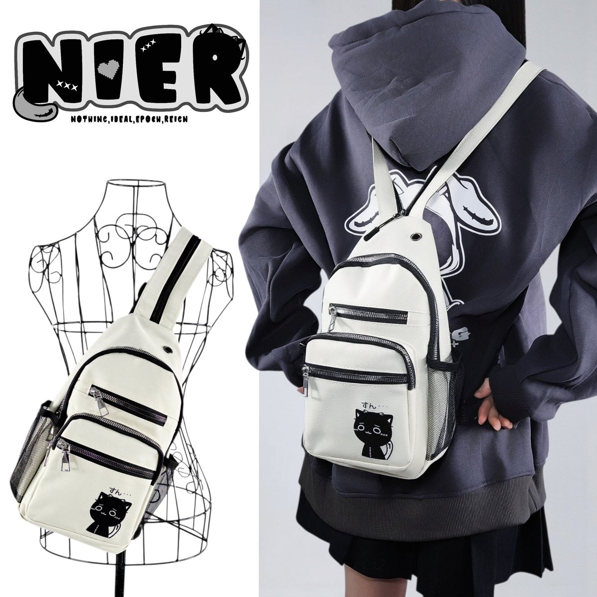 NieR_tokyo's tweet image. 🎁10時間〆切プレゼント企画🎁

6POCKET 2WAYボディ＆リュックバッグ
【CIEL】

🎁2名様にプレゼント🎁

◼応募方法
フォロー(@NieR_tokyo) &amp;amp; リポスト
◼締切〆  本日24時

是非ご参加ください🙇‍♂️🙇‍♀️