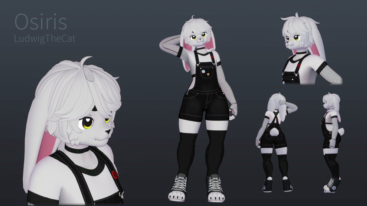 LuddeCat_75's tweet photo. #Furry #VRChat 
Commission done for @osiris_bunny https://t.co/bRmGIxfKih