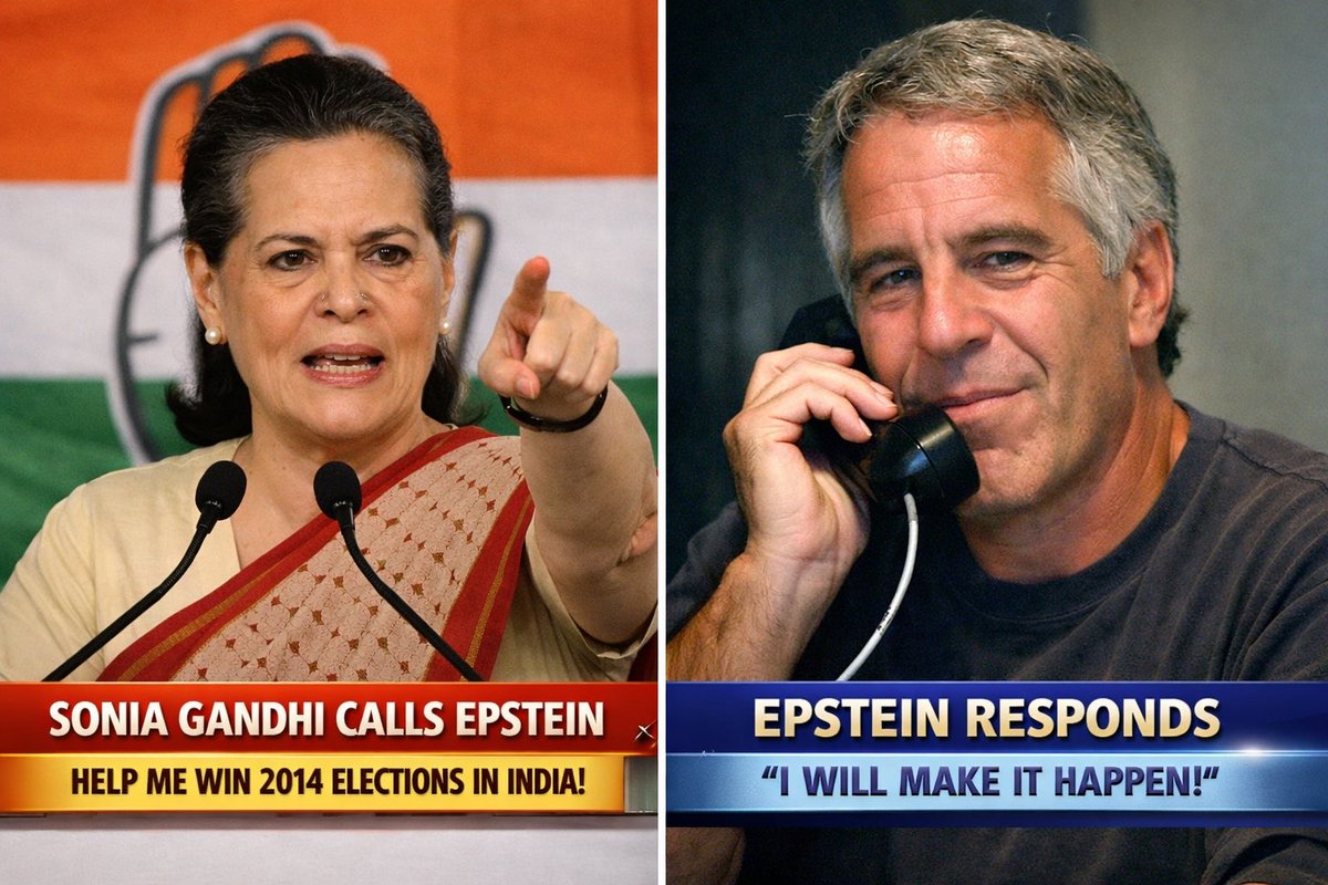 HemanNamo's tweet photo. 🚨 Sonia Gandhi’s name surfaces in the “Epstein Files” — and Congress thinks Indians won’t read?

A DOJ-linked document EFTA01945728 (Dataset 10) mentions:
“From India… recently met Sonia Gandhi… suggested How to Win an Election…”

Even if this is “just an email mention” — WHY is Sonia Gandhi’s name appearing in Epstein-linked communications at all?

She must clarify.
Silence fuels suspicion.

#EpsteinFiles #Congress #IndiaPolitics