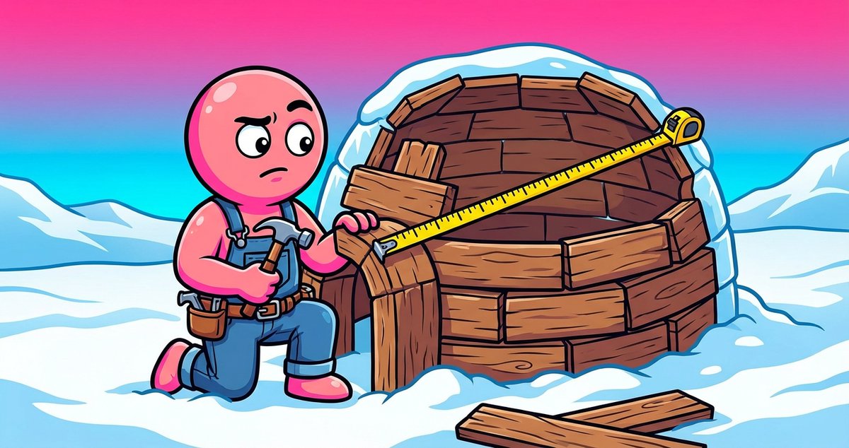 GetShedCoin's tweet image. This weather got me like: *starts googling 'how to build an igloo shed'* ❄️🔨 Innovation happens when you're desperate for warmth! #Innovation #SHED #WinterHacks