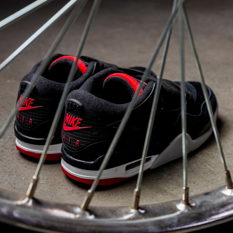 The black/wolf grey-varsity red Air Jordan 4 RM is close to 50