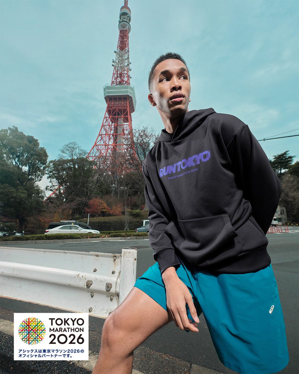◤#東京マラソン 2026 開催記念モデルアパレル◢ 大会コースをモチーフ