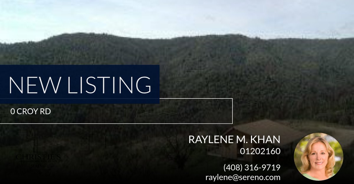 RayleneKhan's tweet photo. 📍 New Listing 📍 Take a look at this fantastic new property that just hit the market located at 0 Croy Rd in Morgan Hill. Reach out here or at (408) 316-9719 for more information

Raylene M. Khan
Sereno---
#01202160 https://t.co/8fhmGTGPzY https://t.co/H2SHUlvz06