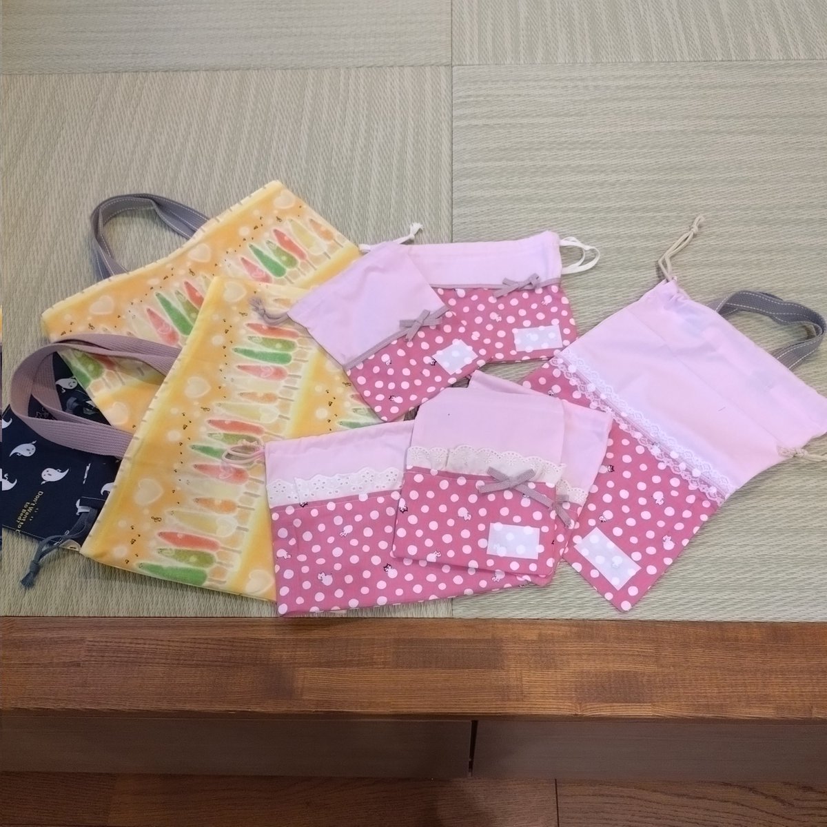 入園グッズ、続々とできてます♪