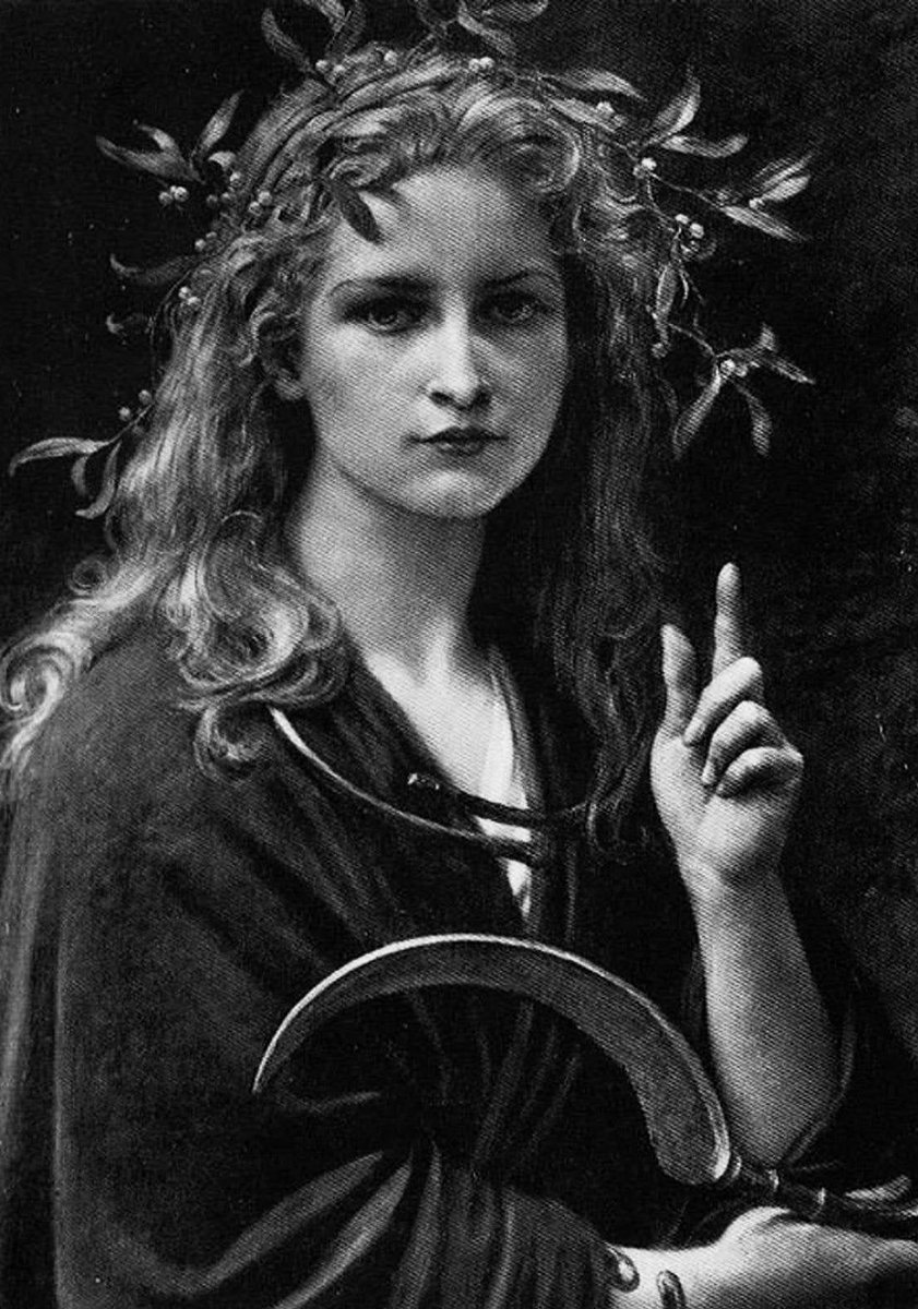 unconquered_sol's tweet photo. Druidess 
— Lionel-Noël Royer (1912) https://t.co/ELAPYJNkis