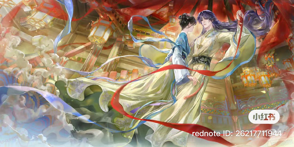 800pearls's tweet photo. 🪭🏮Rafayel art for ‘Immortals Tenderness’ official commision 🏮 🪭

#恋与深空 #恋と深空 #LoveandDeepspace #LoveandDeepspaceRafayel https://t.co/bEtzKRjYHB