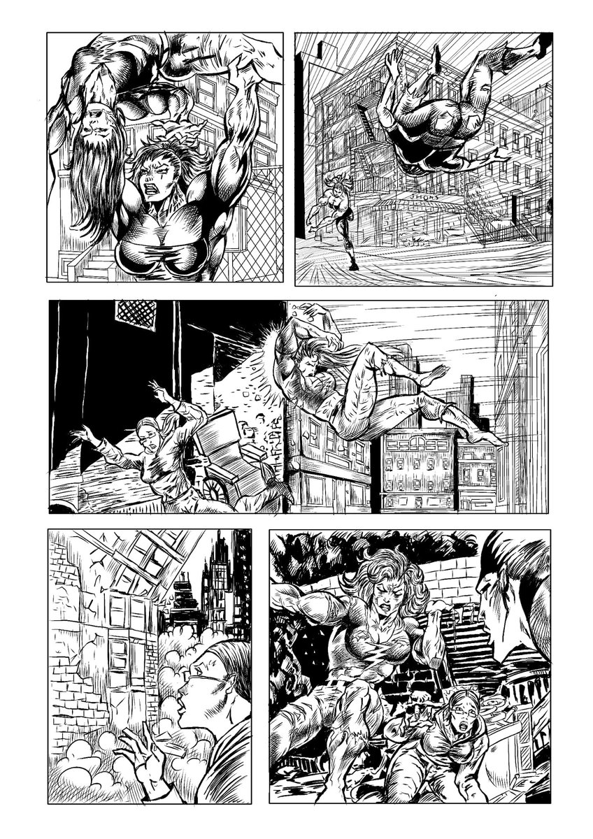 Final show down Big Bad Barda vs Mighty Mary winner take all. 
Mighty Mary is only 10 pages away from being complete and will be launching this summer. Don’t miss the next exciting book from Rebel Comics
Written and created by me, illustrated by <a href="/silvadushan/">dushan suresh silva</a> 
#Indiecomics #comics