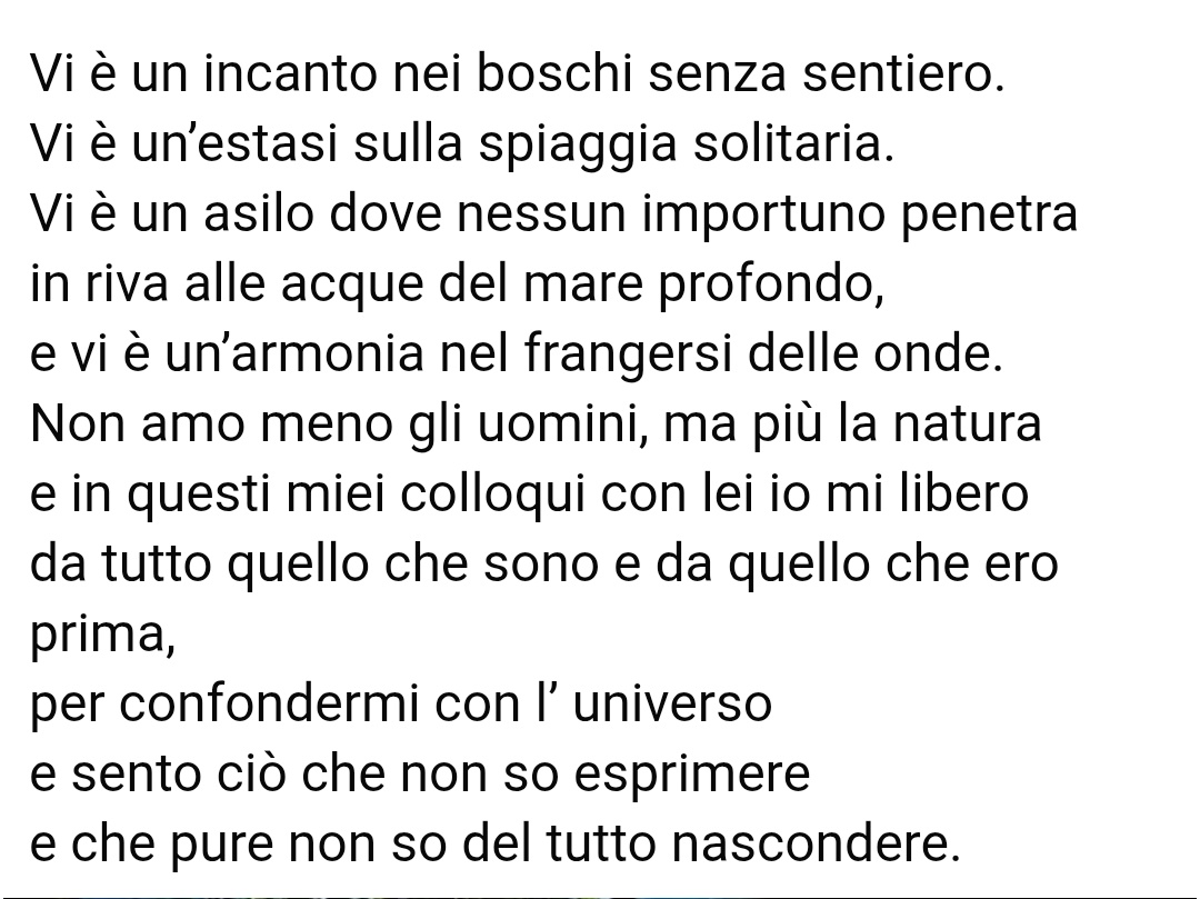 Buongiorno a tutti 🌹🍀
"L'incanto dei boschi senza sentiero" di Lord Byron, 1788-1924