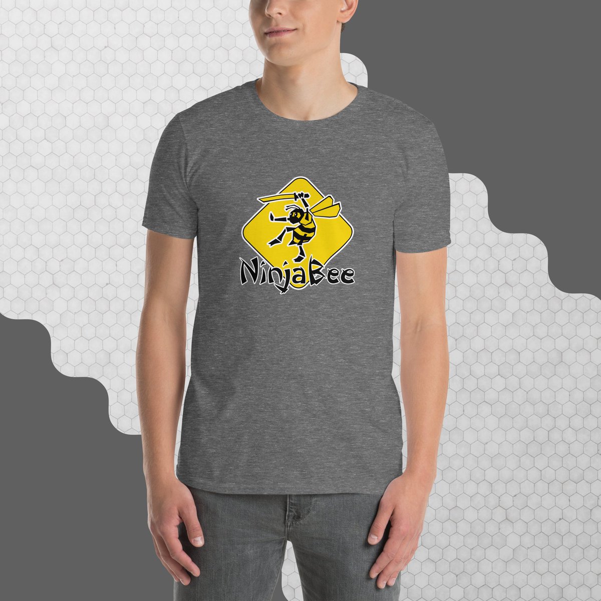 NinjaBeeGames's tweet photo. Do you like bees? How about ninjas? Do you wear shirts? If you answered yes to any of these questions, you may be interested in a new NinjaBee shirt from our merch store! https://t.co/DoFfVe0ndJ https://t.co/cNpzpHl2TK