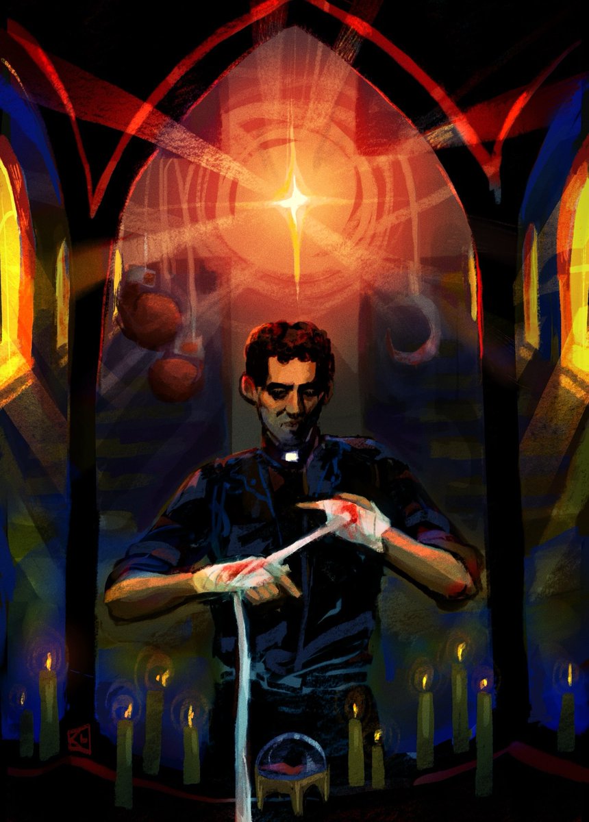 capy_clara's tweet image. forgive me father, for all you have endured #knivesout #wudm