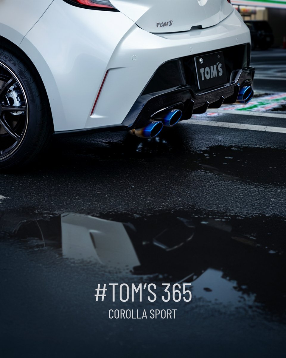 tomsracing's tweet photo. TOM’S CUSTOMIZE PARTS
for TOYOTA COROLLA SPORT

静かな駐車場が、音の余韻を包み込む。

━━━━━━━━━━━

with TOM’Sな、あなたと愛車の日常を。
#TOMS365 で投稿

━━━━━━━━━━━

【トヨタ カローラスポーツ】
https://t.co/6JaVHAXp3n

#TOMS365
#tomsinside
#愛車のある風景
#雨の日
#水たまり
#tomsracing
#トムス
#TOYOTA
#トヨタ
#カローラスポーツ
#カローラ
#カロスポ
#corollasport
#corolla