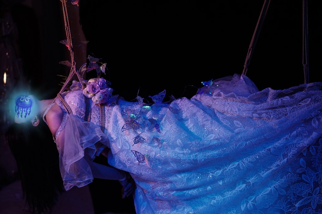 “我也常常会想，
究竟要花多长时间来咀嚼生命的斑驳悲戚，
才能适应它的酸涩与孤独。”

🪢：安安 <a href="/ANN017_Dom/">Ann</a> 
🦋：小颖 <a href="/xiaoyingLeo81/">颖颖</a> 
📷：知更 <a href="/yk8726511013463/">野客·Rose</a> 
🏠：不语Studio <a href="/ANN017_Dom/">Ann</a>