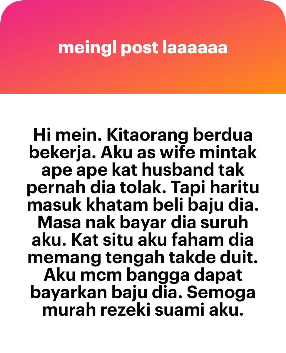 meinmokhtar's tweet photo. Sixth sense/instinct ang as perempuan tak function ka time laki tak berduit? https://t.co/WbPndUmaGE
