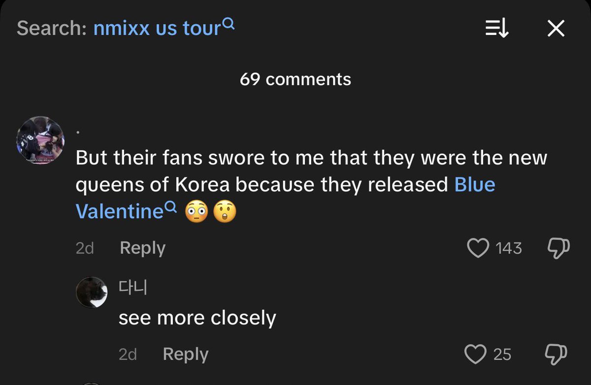 NMXXED's tweet photo. Wtf this tiktok account is spreading blatant misinformation about NMIXX😭😭

The US tour hasnt even started yet and each venue is damn near sold out https://t.co/yke5ahCAjY